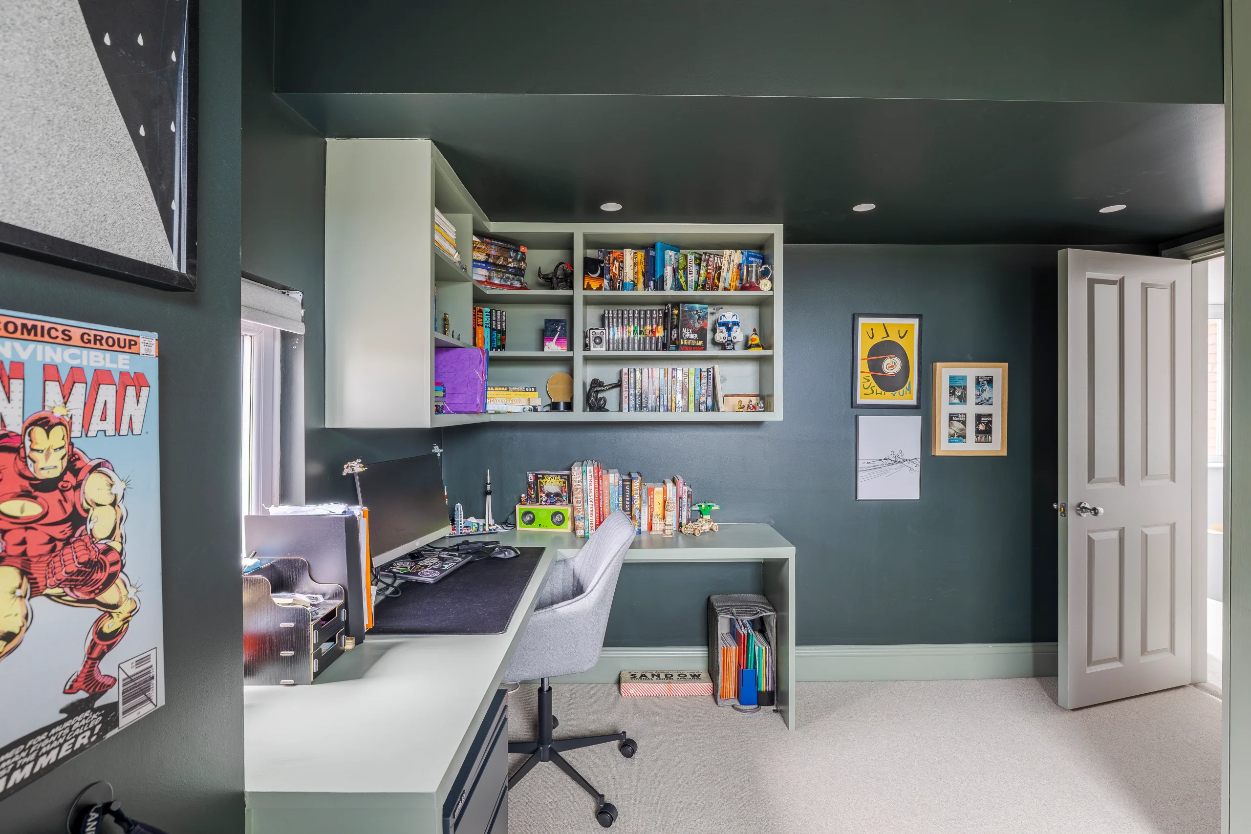 bespoke mounted shelving Bespoke mounted shelving